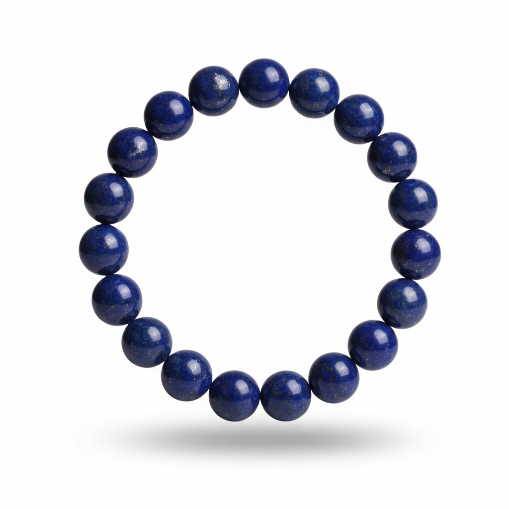 Natural Lapis Lazuli Bracelet | Deep Blue Gemstone of Protection & Wisdom