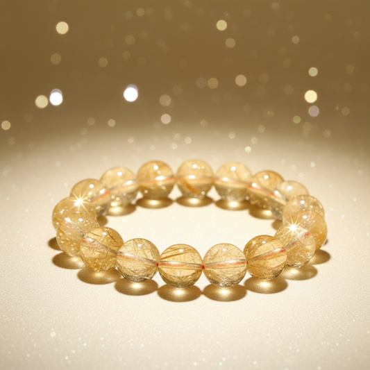 Natural Citrine Bracelet | November Birthstone “Stone of Prosperity”