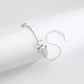 925 Sterling Silver Bow Knot Bracelet | Minimalist Luxury Adjustable Chain