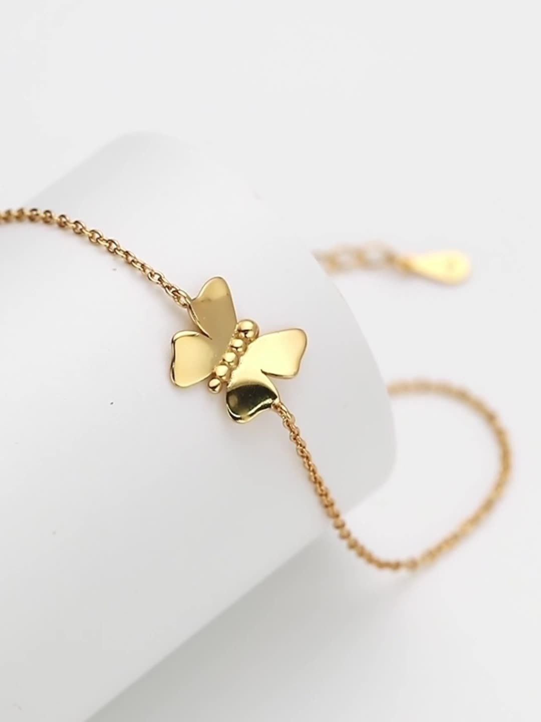 925 Sterling Silver Bow Knot Bracelet | Minimalist Luxury Adjustable Chain