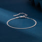 S925 Sterling Silver Flat Snake Blade Chain Bracelet | Minimalist Niche Design