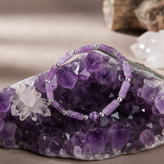 Best-Selling Amethyst Natural Stone Bracelet