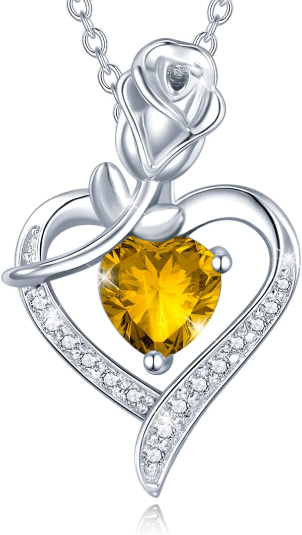 Rosy Reverie Heart Necklace