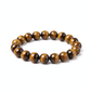 A Grade Natural Tiger Eye Bracelet | South African Cat’s Eye Gemstone with Distinct Tiger Stripes