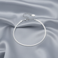 S925 Sterling Silver Flat Snake Blade Chain Bracelet | Minimalist Niche Design