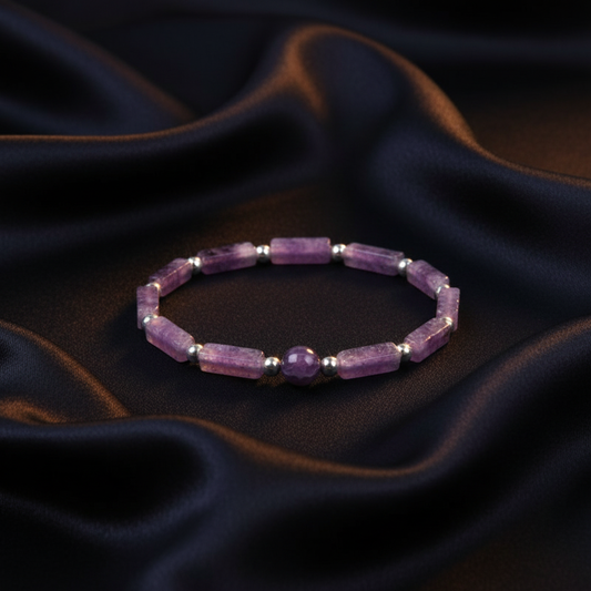 Best-Selling Amethyst Natural Stone Bracelet | Women’s Minimalist Fashion Charm 8mm