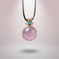 Raw-Cut Rose Quartz Pendant Necklace | Natural Love & Protection Jewelry