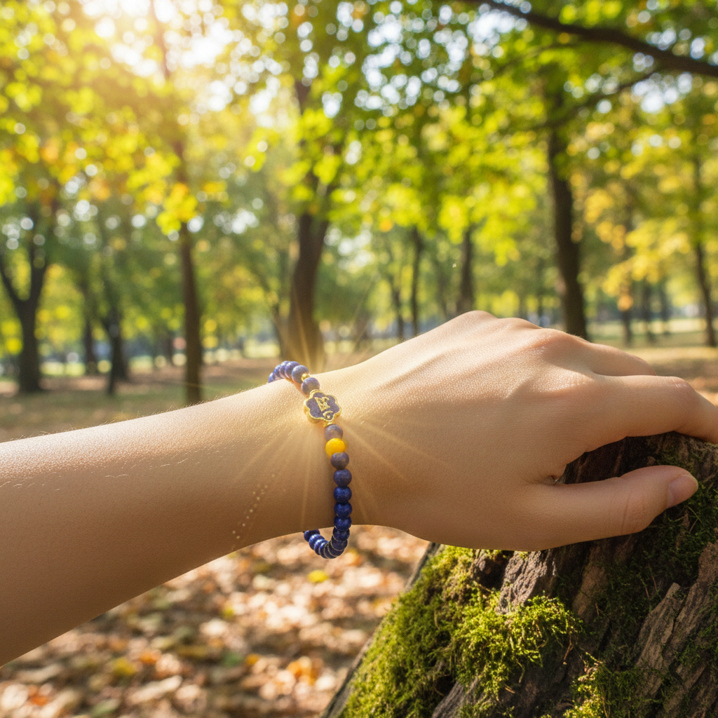 Natural Lapis Lazuli Bracelet | Deep Blue Gemstone of Protection & Wisdom