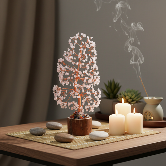 Crystal Tree, Gemstone Tree Home Office Decor, Spiritual Decor, Crystal Gifts