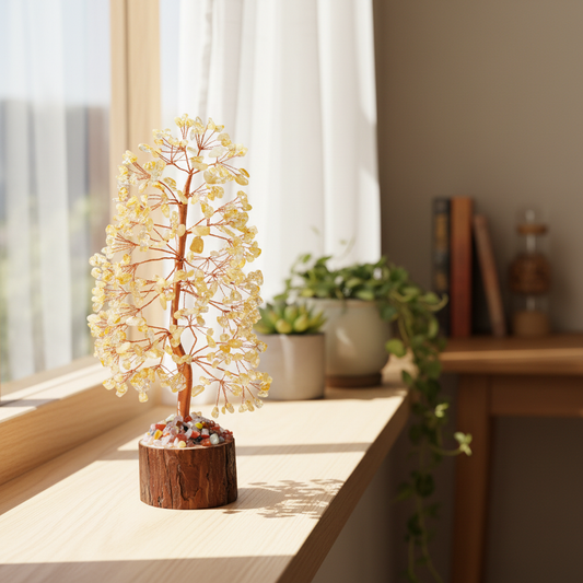 Crystal Tree, Gemstone Tree Home Office Decor, Spiritual Decor, Crystal Gifts