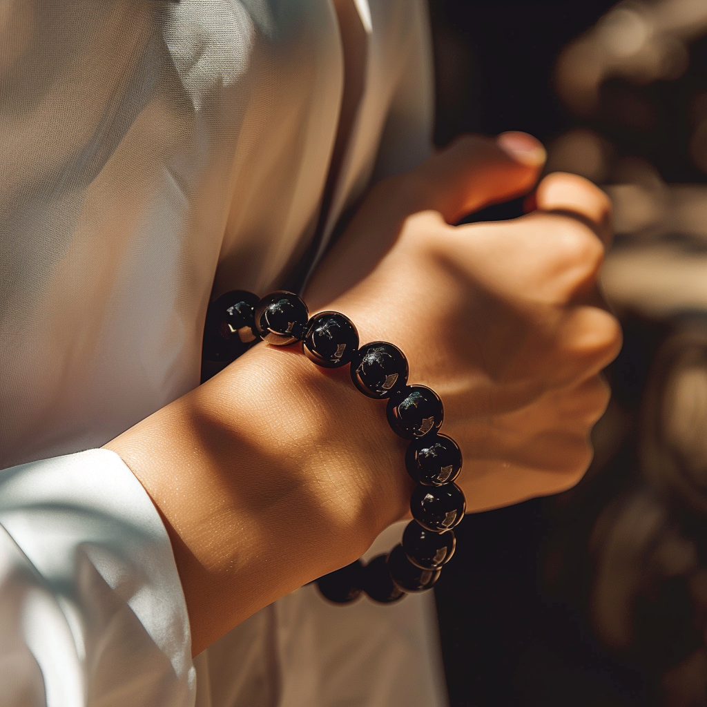 Natural Black Obsidian Protection Bracelet – Shield Against Negativity
